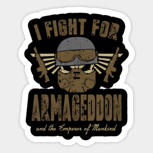 FIGHT FOR ARMAGEDDON Sticker